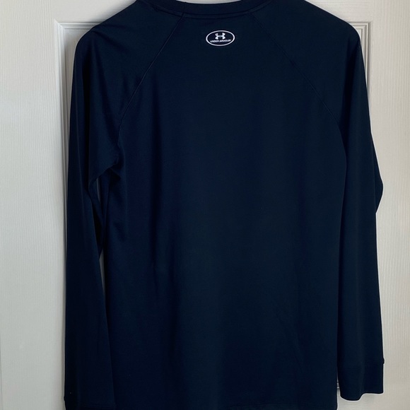 Women’s Under Armor Small Black Long Sleeve Heatgear Top - Picture 2 of 4